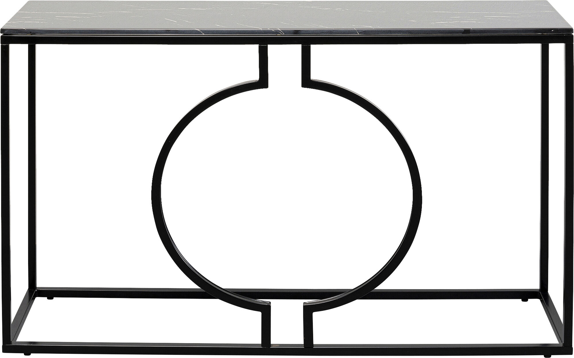 Konsolbord, Miami Loft, sort 120x75  – billede-1.