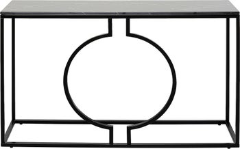 Konsollbord Miami Loft Svart Stål/Marmor 120x35cm – bilde-1.