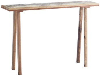 Konsola vintage mała drewniana 105x25 cm – obraz-1
