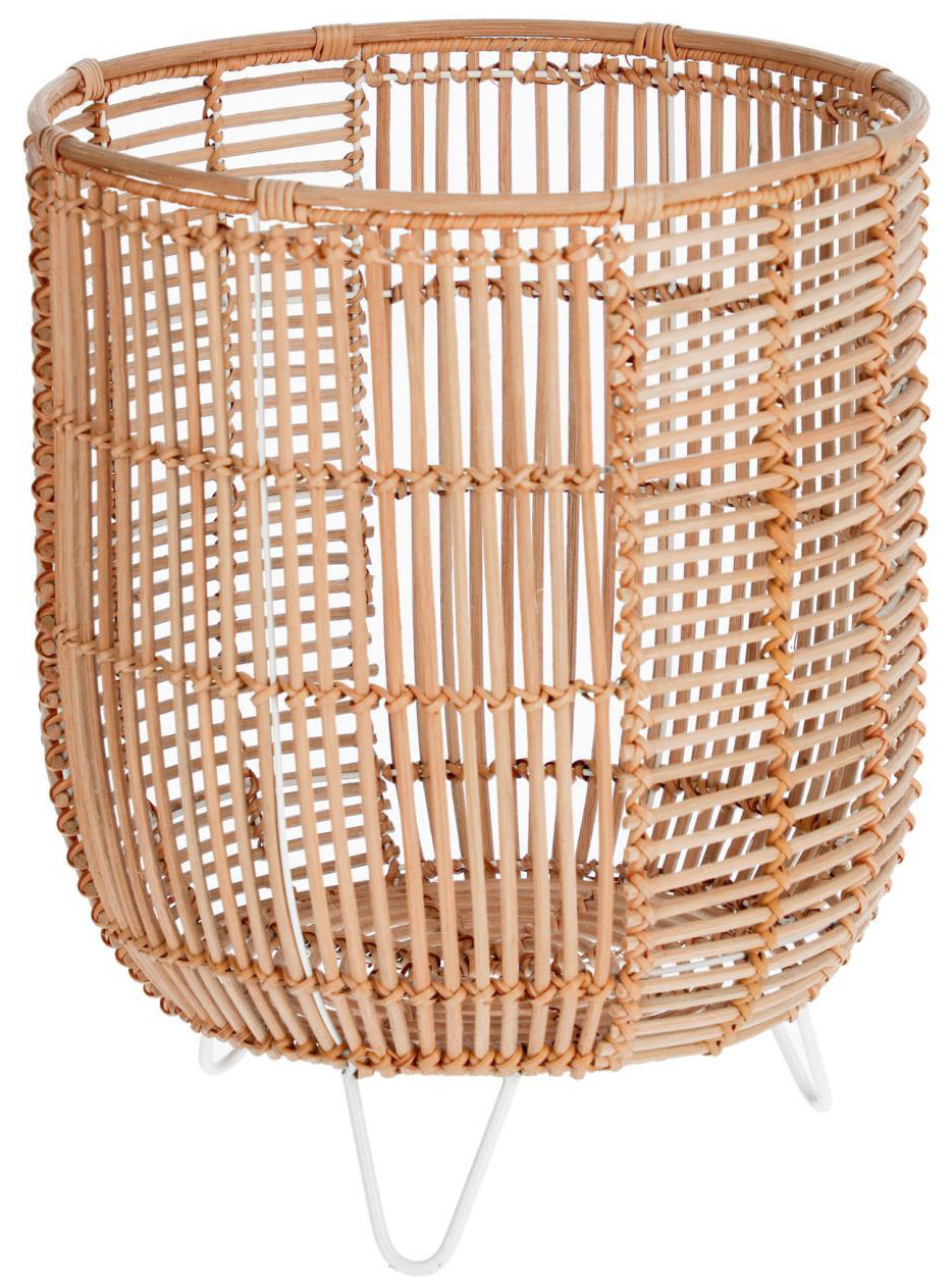 Osłonka doniczki rattanowa Ø35x43 cm – obraz-1