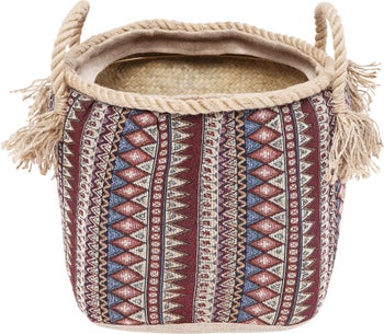 Kosz dekoracyjny Mallorca 30x37 cm kolorowy – obraz-1