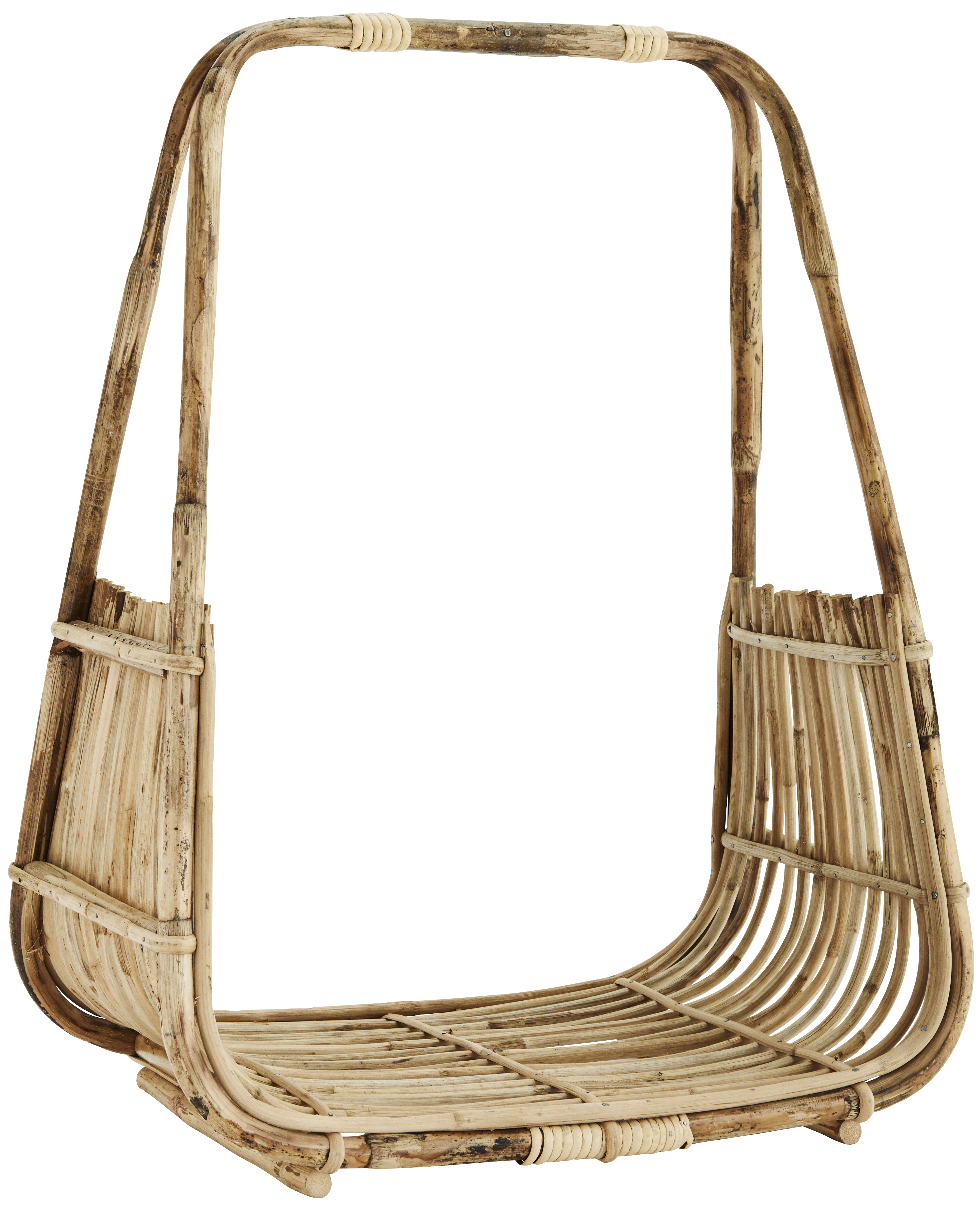 Kosz dekoracyjny z uchwytem Martin 50x63 cm naturalny – obraz-1