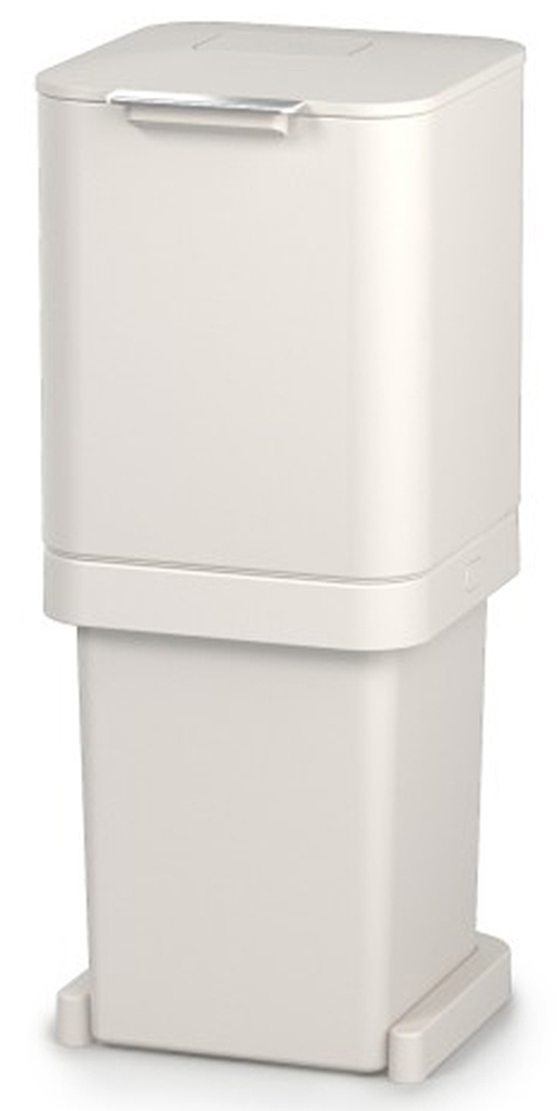 Kosz do segregacji Totem Pop 40 L jasnoszary – obraz-1