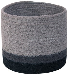 Kosz Mini Tricolor Ø15 cm szary – obraz-1