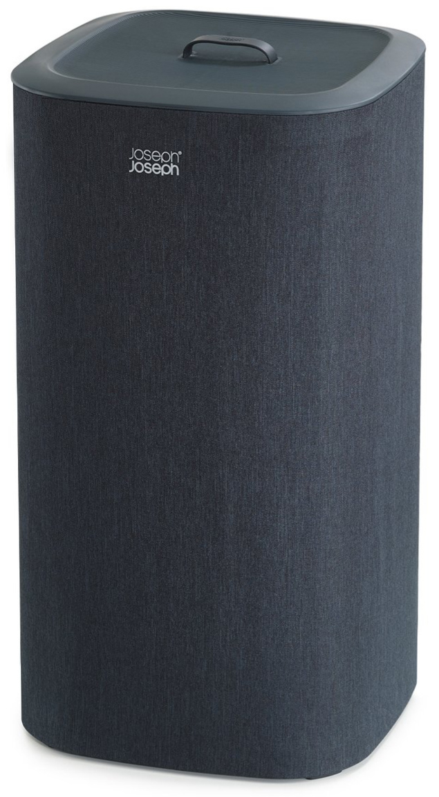 Kosz na pranie czarny 40x71 cm 60 L – obraz-1