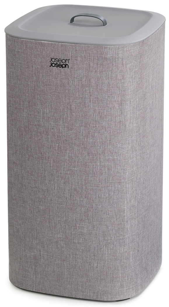 Kosz na pranie szary 40x71 cm 60 L – obraz-1