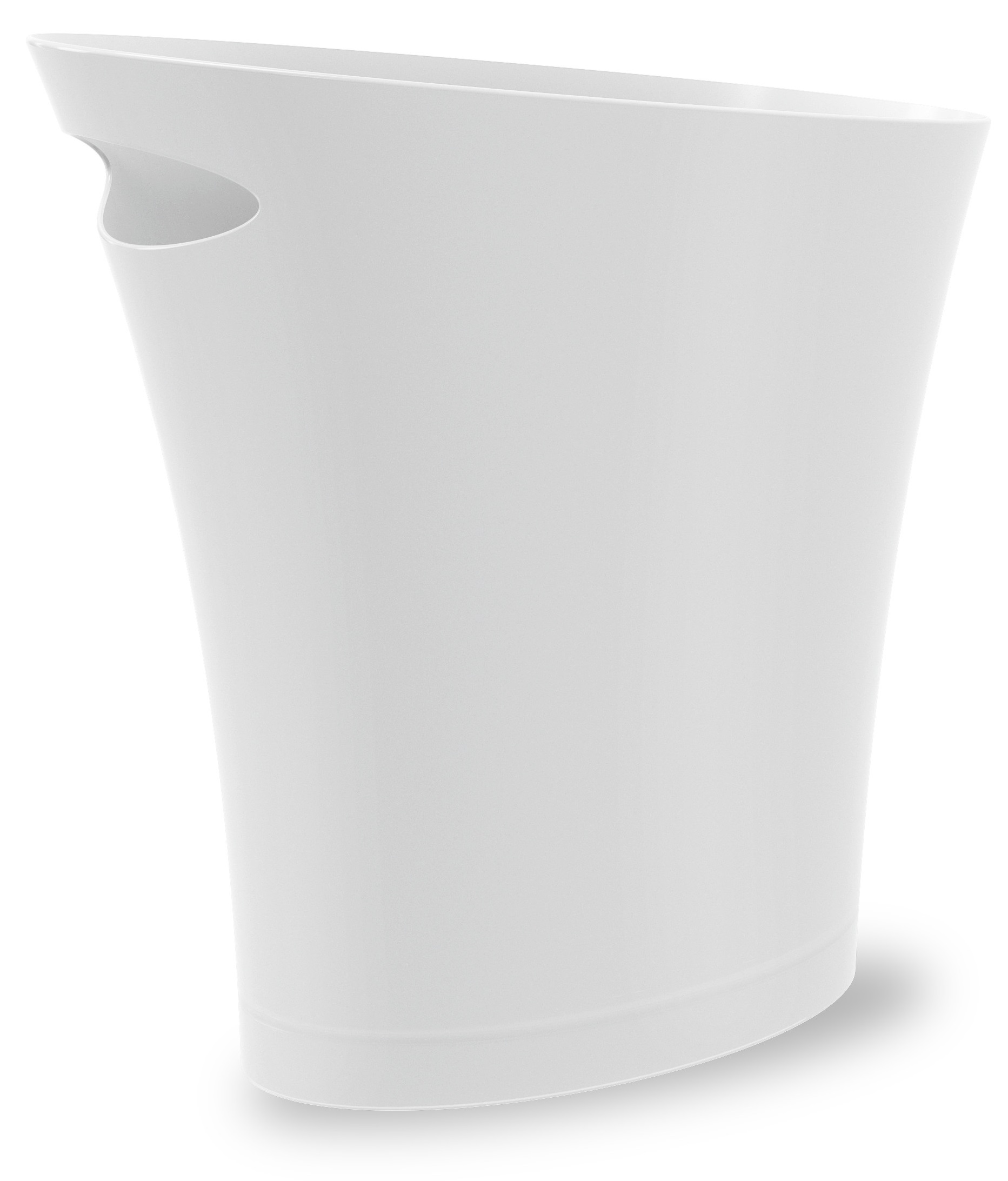 Kosz na śmieci biały 34x17 cm – obraz-1