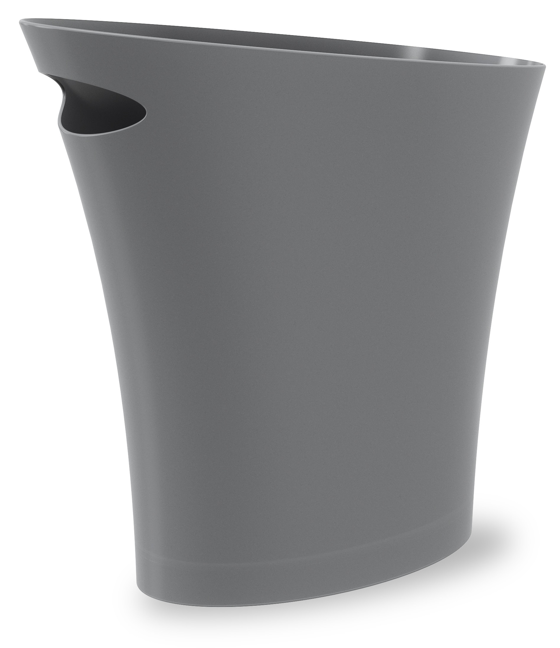 Kosz na śmieci Skinny 34x33 cm grafitowy – obraz-1