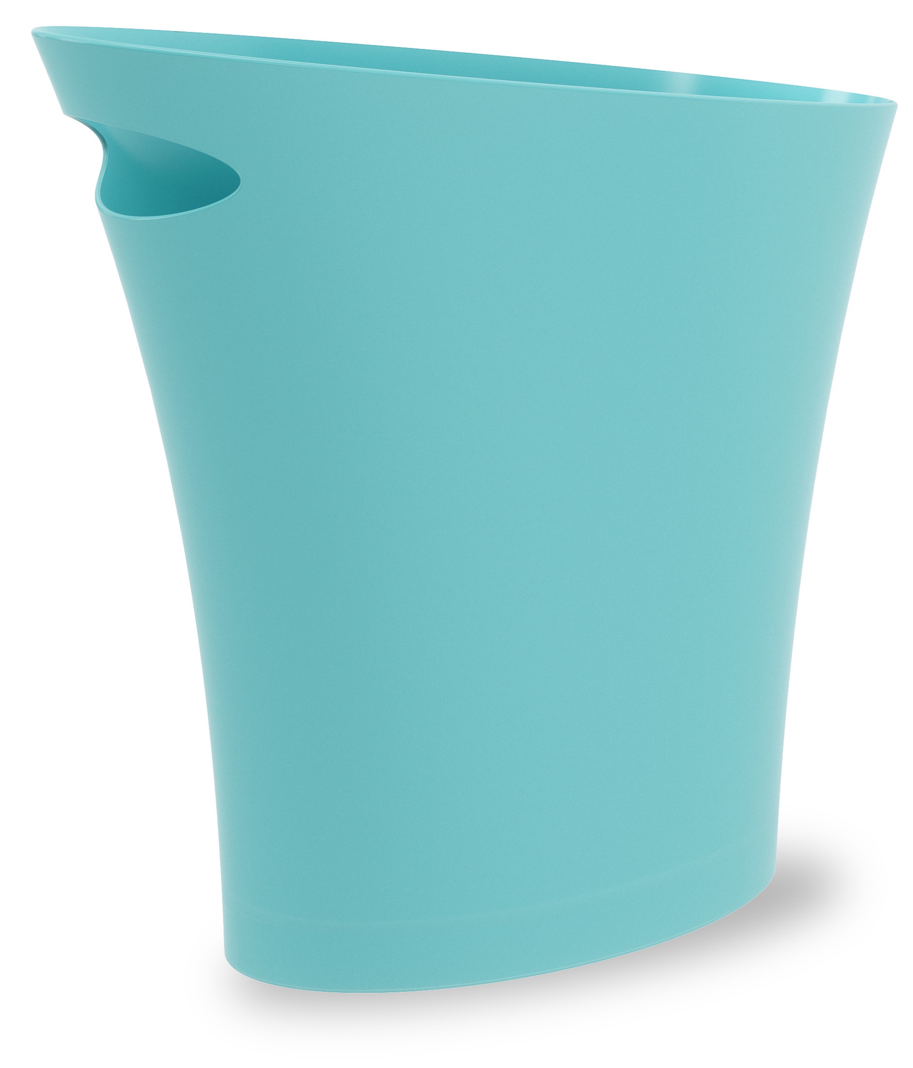 Kosz na śmieci Skinny 34x33 cm niebieski – obraz-1