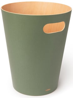 Kosz na śmieci zielony – obraz-1