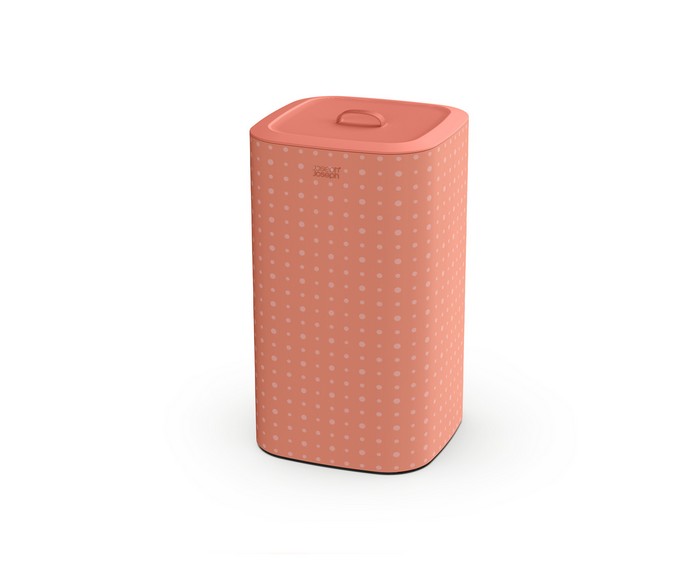 Kosz podwójny na pranie 60l. Tota, koral – grafika-1.