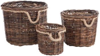 Kosz wiklinowy 55x47cm (3-set) – obraz-1