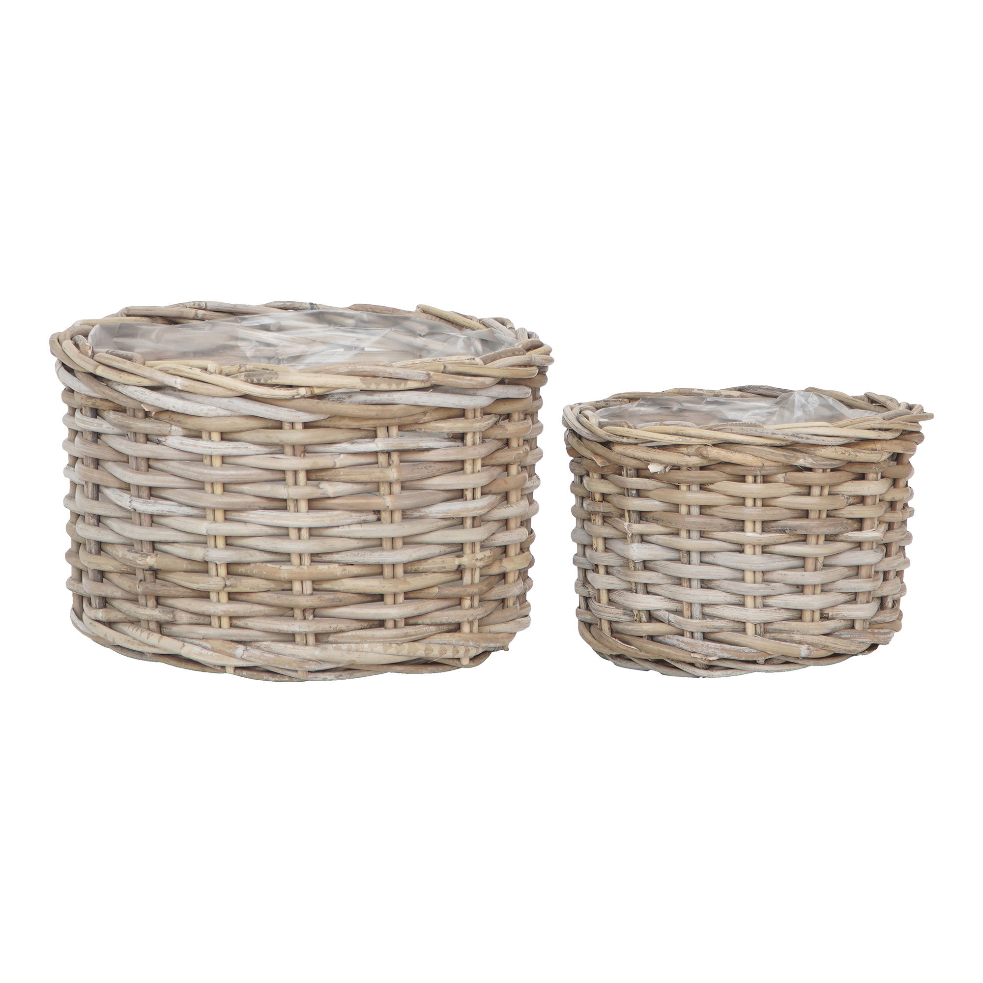Kosze dekoracyjne dekoracyjne 2-set rattan naturalne – grafika-1.