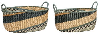 Kosze dekoracyjne kolorowy 50x35 cm – obraz-1