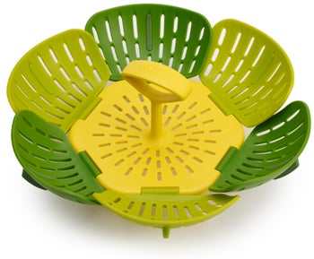 Koszyk do gotowania na parze zielony  Ø16 cm  – obraz-1