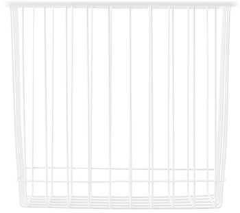 Koszyk druciany Stak 22x14 cm biały – obraz-1