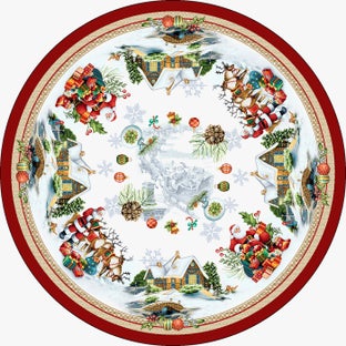 Кръгла покривка за маса FROSTY ф135 см – изображение-1