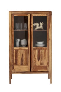 Kredens dwudrzwiowy drewniany 100x175 cm  – obraz-1