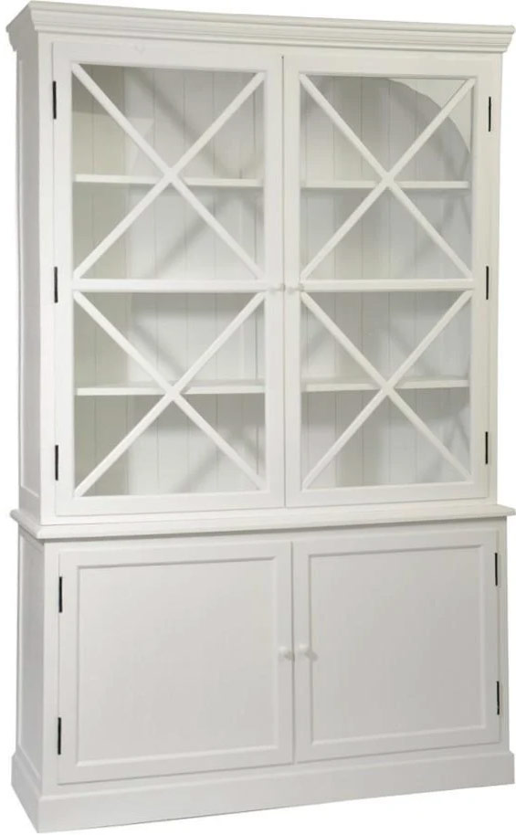 Kredens Buffet 136x216 cm biały – obraz-1