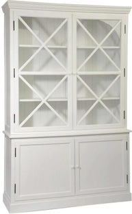 Kredens Buffet 136x216 cm biały – obraz-1