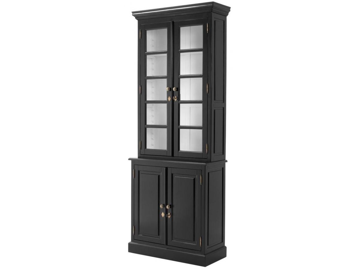 Kredens Tiber 90x230 cm czarny – obraz-1