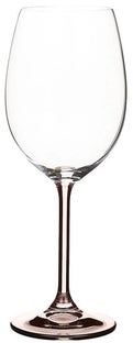 Kryształowe kieliszki do wina Leyto 450 ml transparentne/przydymione (4-set) – obraz-1