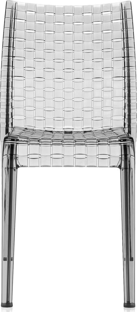 Krzesło Ami Ami 41x85 cm transparentne przydymione – obraz-1