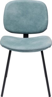 Krzesło Barber 45x80 cm jasnoniebieskie ekoskóra – grafika-1.