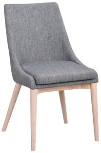 Krzesło Bea 51x86 cm ciemnoszare-bielone – obraz-1