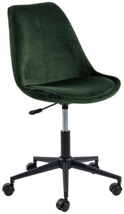 Krzesło biurowe Geelan 49x90 cm butelkowa zieleń – obraz-1