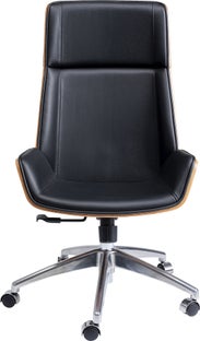 Kontorsstol Bureau - Svart Snurrstol på Hjul – bild-1.