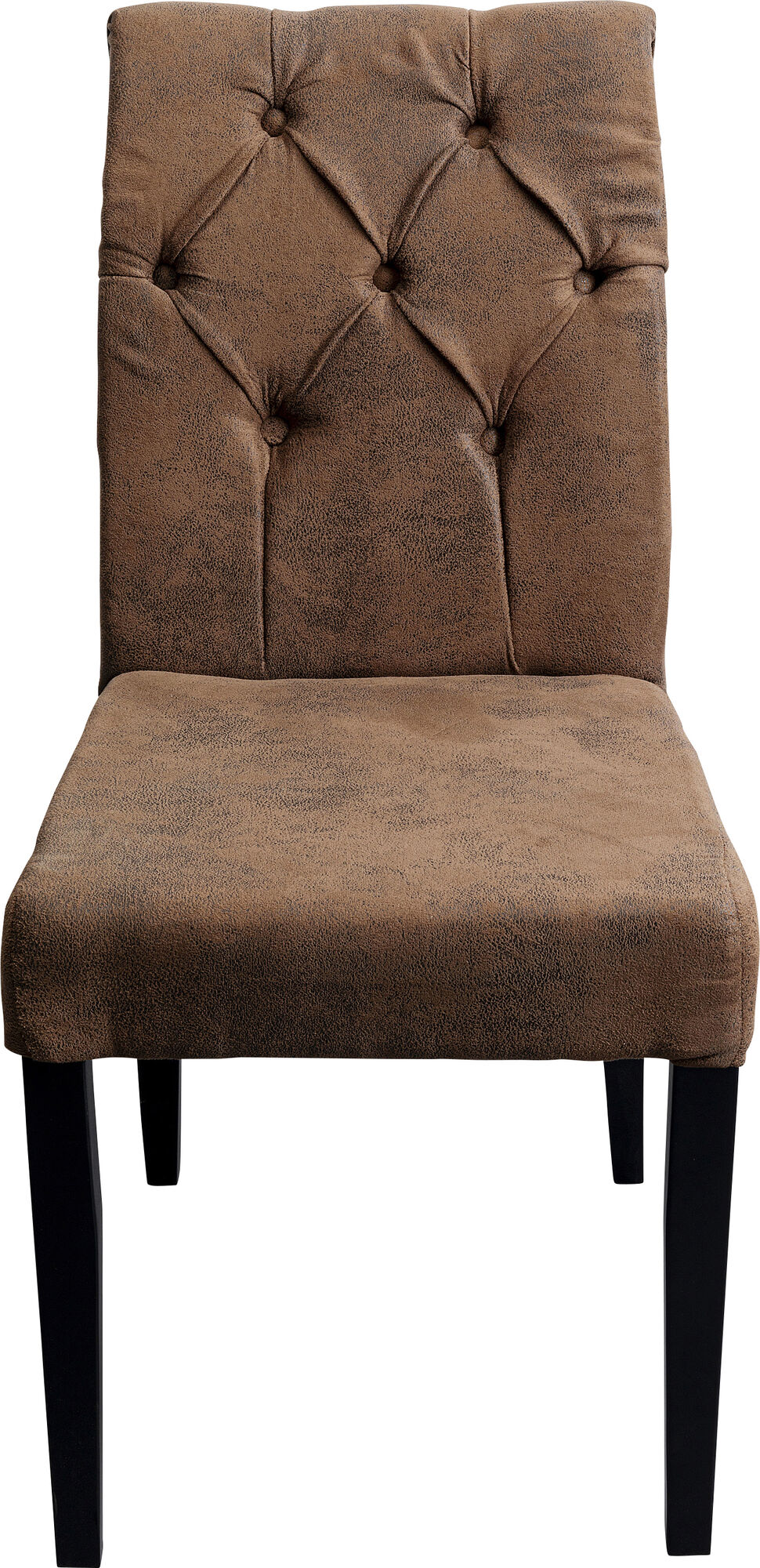 Spisestol Casual Buttons Brun Vintage Kunstskinn – bilde-1.