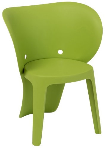 Krzesło dla dziecka Elephant 40x56 cm zielone – obraz-1