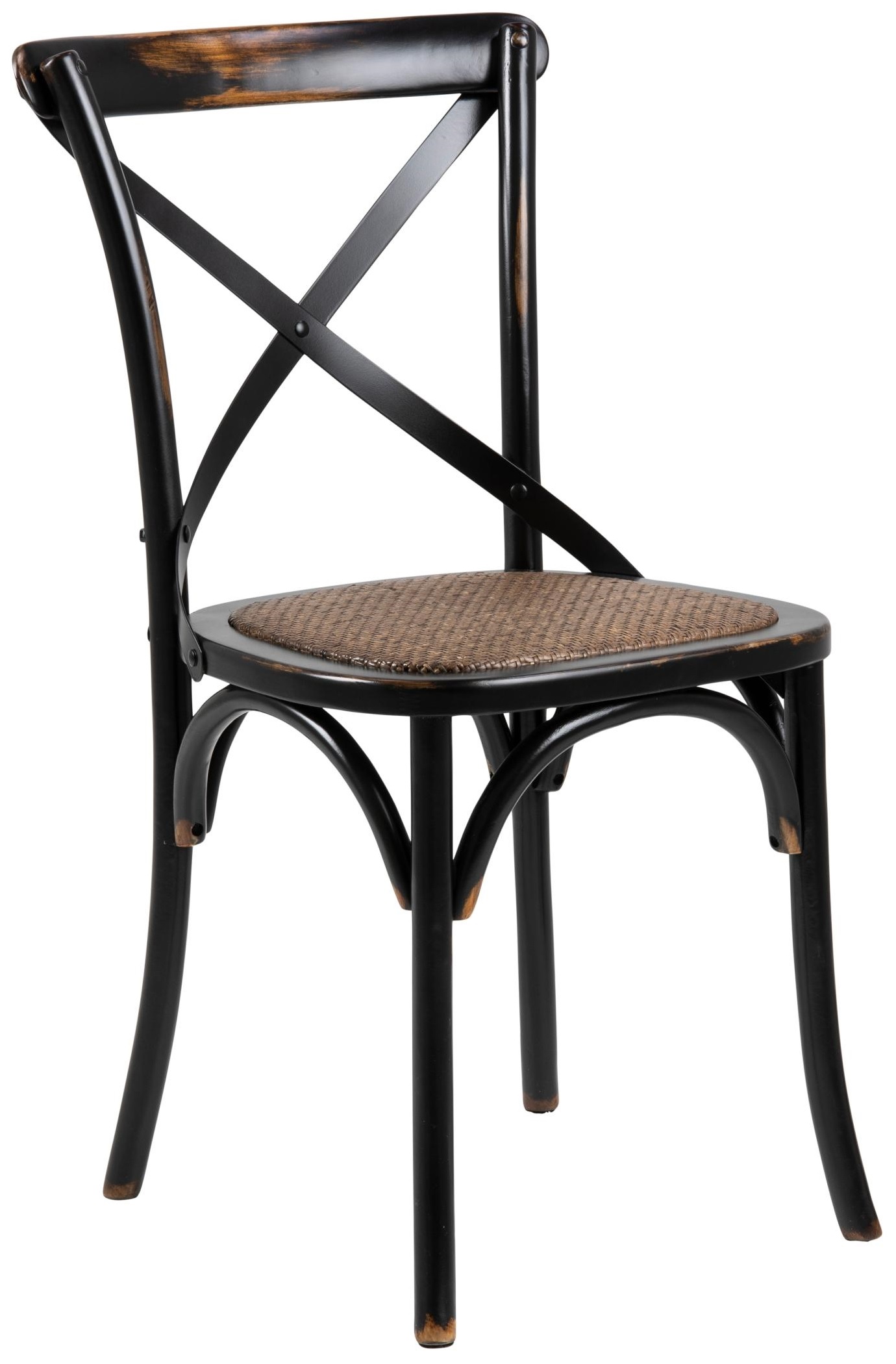 Krzesło Favreau 51x88 cm czarne – obraz-1