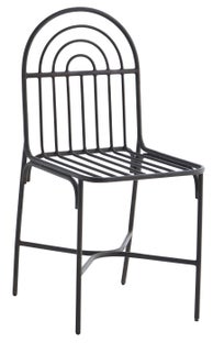 Krzesło Iron 41x89 cm brązowe antyczne – obraz-1