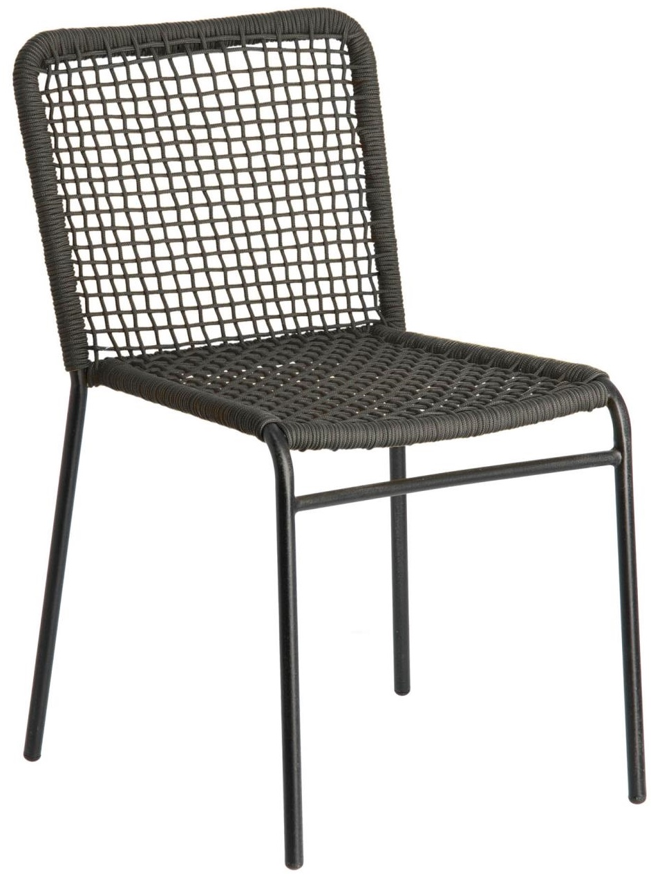 Krzesło 52x82 cm czarne – obraz-1