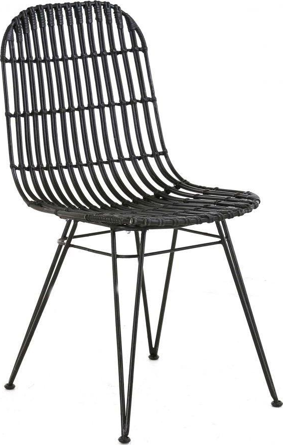 Krzesło Melody 44x86 cm czarne – obraz-1