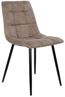 Krzesło Middelfart 44x86 cm mikrofibra jasnobrązowe – grafika-1.