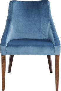 Scaun din Catifea Mode Albastru – imagine-1.