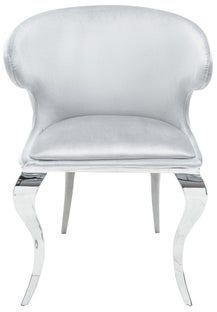 Krzesło Modern Alario II 61x79 cm szare – obraz-1