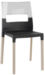 Krzesło Natural Diva 46x83 cm antracytowe – obraz-1