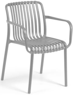 Krzesło ogrodowe 54x80 cm szare – obraz-1