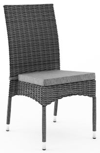 Krzesło ogrodowe Strato 49x94 cm szare – obraz-1