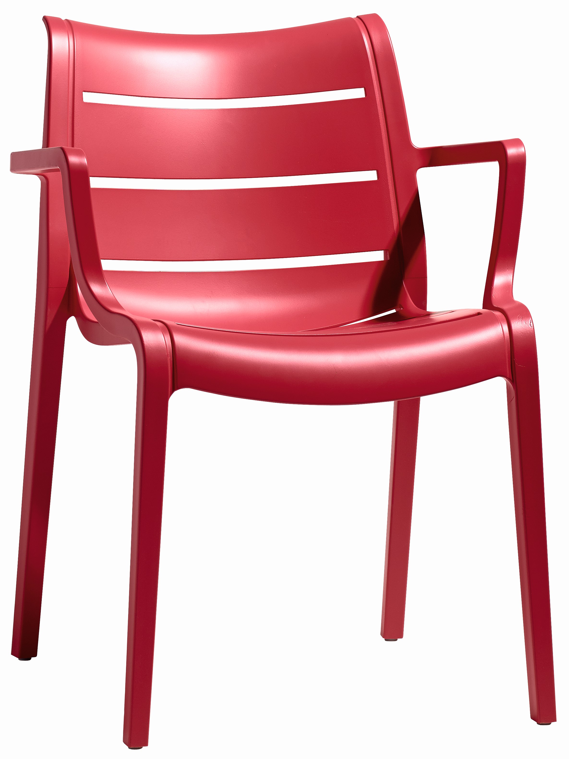 Krzesło ogrodowe Sunset 61x82 cm czerwone – obraz-1