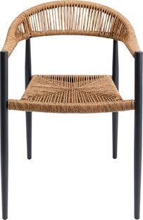 Chair with Armrest Cala Pi Beige – Imagen-1.