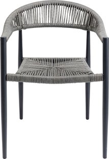 Chair with Armrest Cala Pi Grey – Imagen-1.