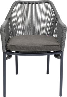 Scaun cu brate Wave Gri – imagine-1.