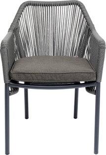 Kėdė su porankiais Wave Grey – paveikslėlis-1.