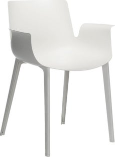 Krzesło Piuma 62x77 cm białe Outlet – obraz-1