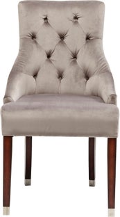Silla Prince Velvet gris – Imagen-1.